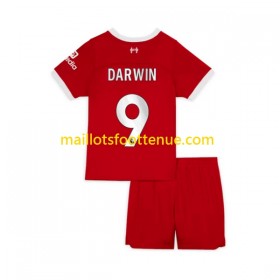 Maillot/Tenue Liverpool Darwin Nunez 9 Enfant Domicile 2023/2024